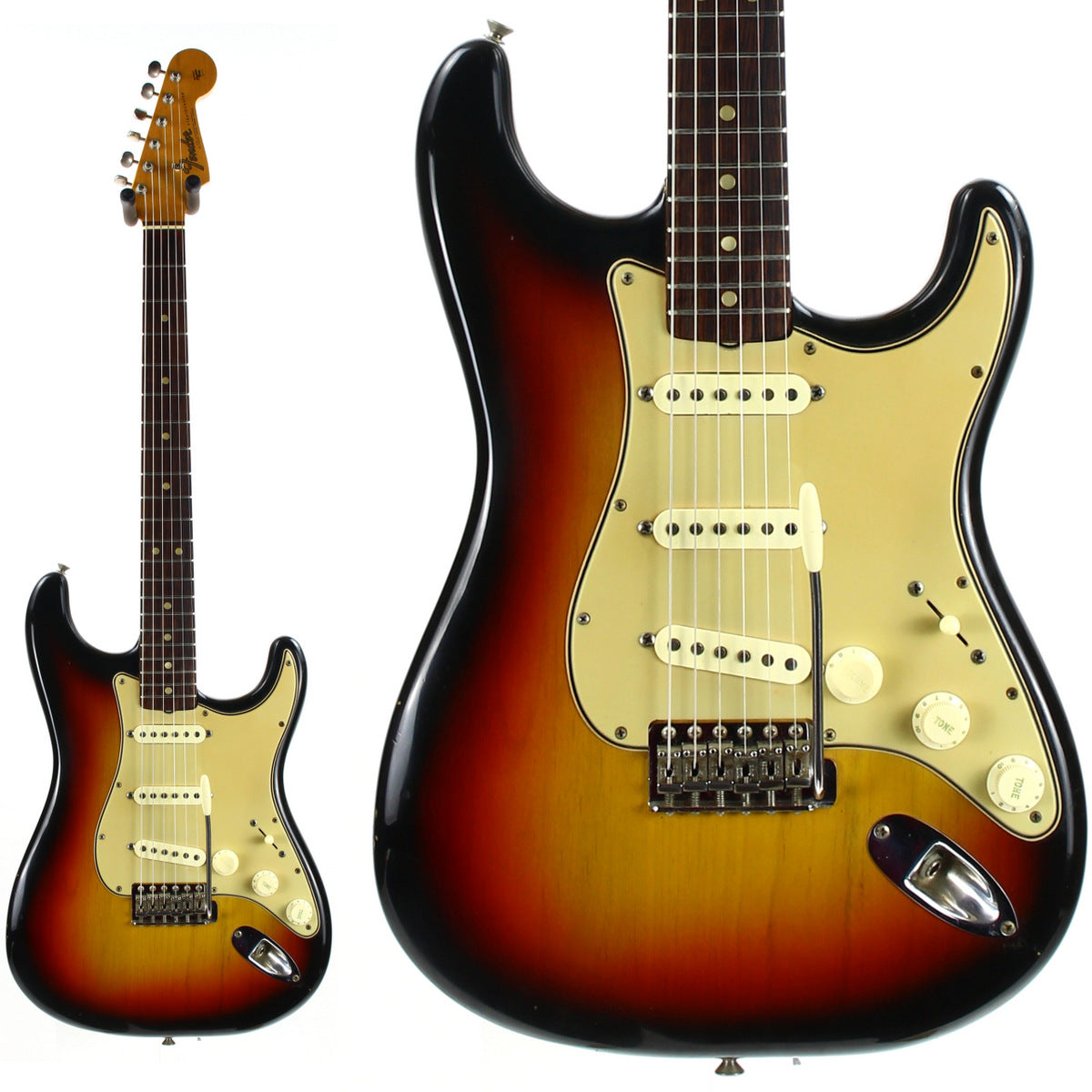 1965 Fender Stratocaster Sunburst Pre-CBS Spec Green Guard