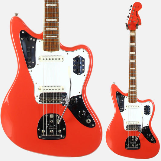 1966 Fender Jaguar Custom Color FIESTA RED w Matching Headstock 100% Original Collector-Grade Vintage Guitar