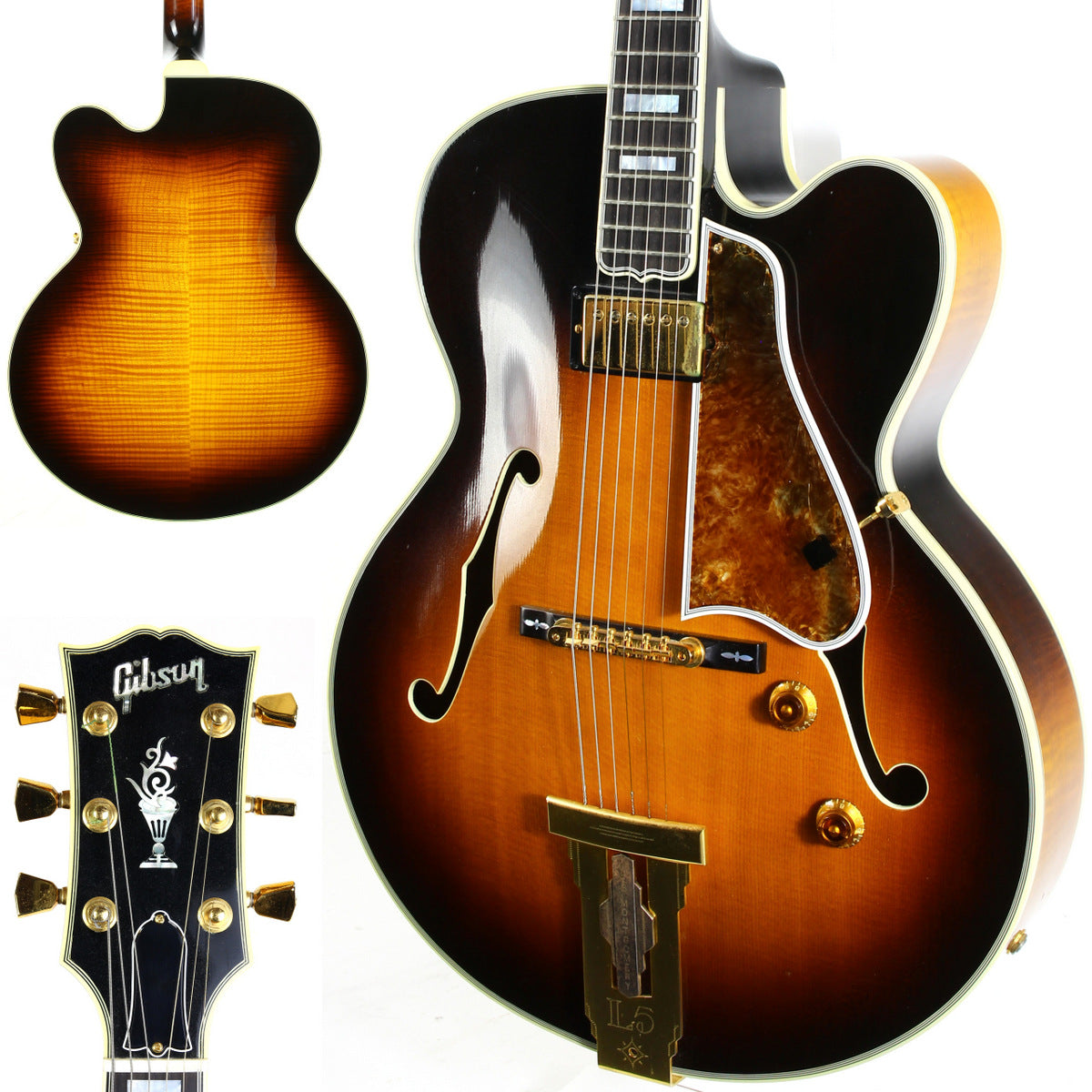 1997 Gibson Custom Shop Historic WES MONTGOMERY L-5 Sunburst One Pickup Signature Model Archtop Electric Guitar