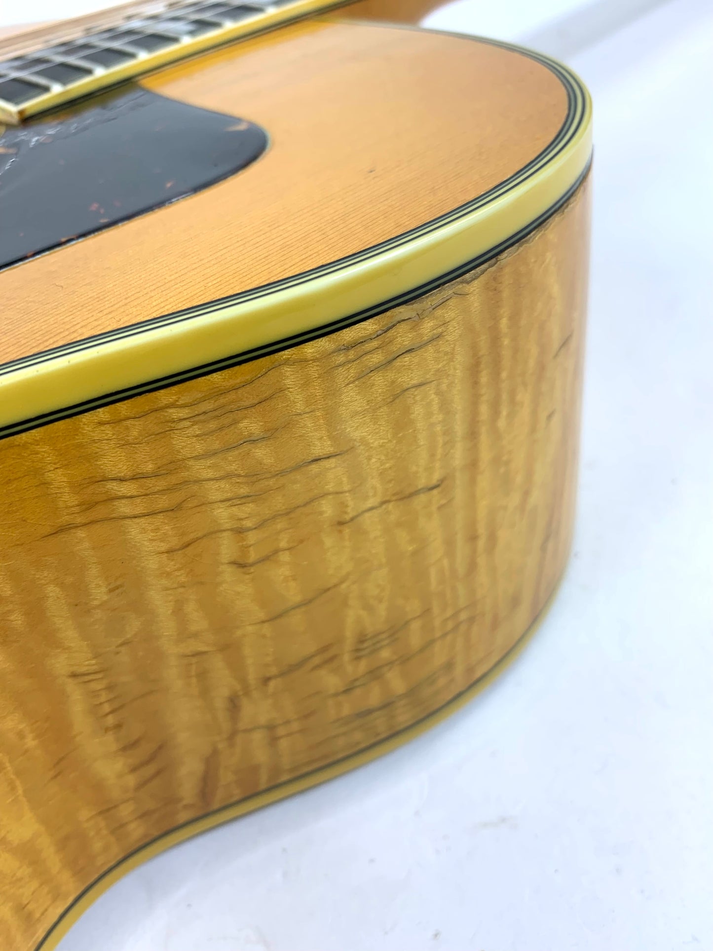 1968 Guild F-50 Natural Jumbo Flattop Jumbo Acoustic Guitar Figured Maple Vintage HOBOKEN MASTERPIECE