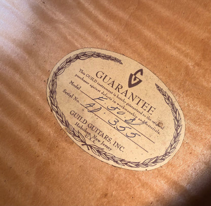1968 Guild F-50 Natural Jumbo Flattop Jumbo Acoustic Guitar Figured Maple Vintage HOBOKEN MASTERPIECE