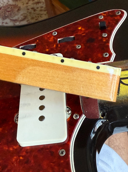 1966 Fender Jazzmaster Sunburst w Original Case CLEAN Vintage Guitar Dots and Bound!