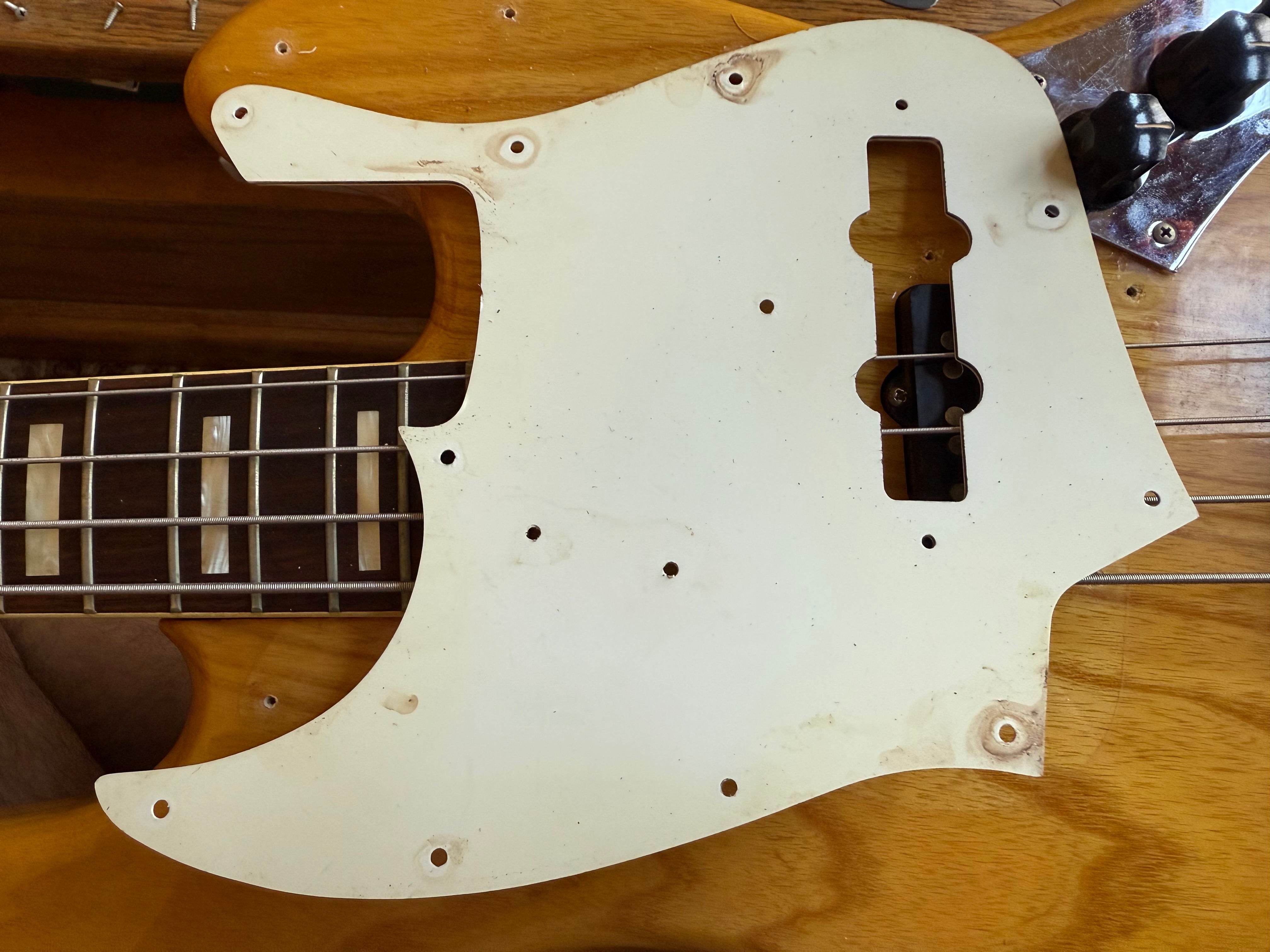 1973 Fender Jazz Bass Natural w Original Case, Rosewood Board 4