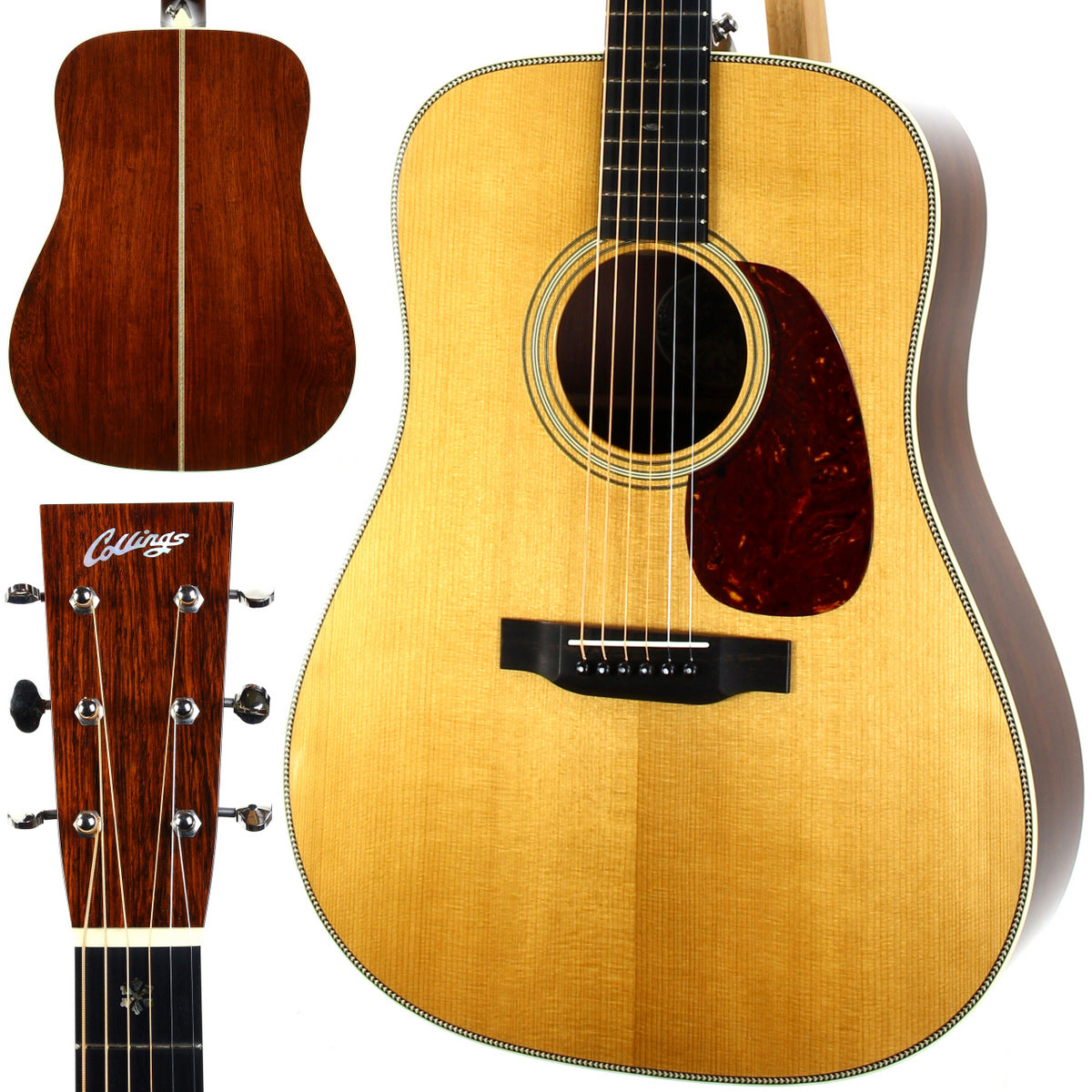 2017 Collings D2H MRA Madagascar Rosewood Adirondack Top Owned by ZAC BROWN