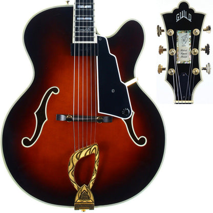 2000 Guild WESTERLY BOB BENEDETTO Artist Award Opulent Brown Jazz Archtop Electric - Signed Twice, Mint Condition