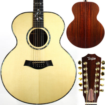 UNPLAYED! 1996 Taylor 955 12-String Cindy Inlay Jumbo Acoustic Guitar - Spruce & Rosewood, Abalone!