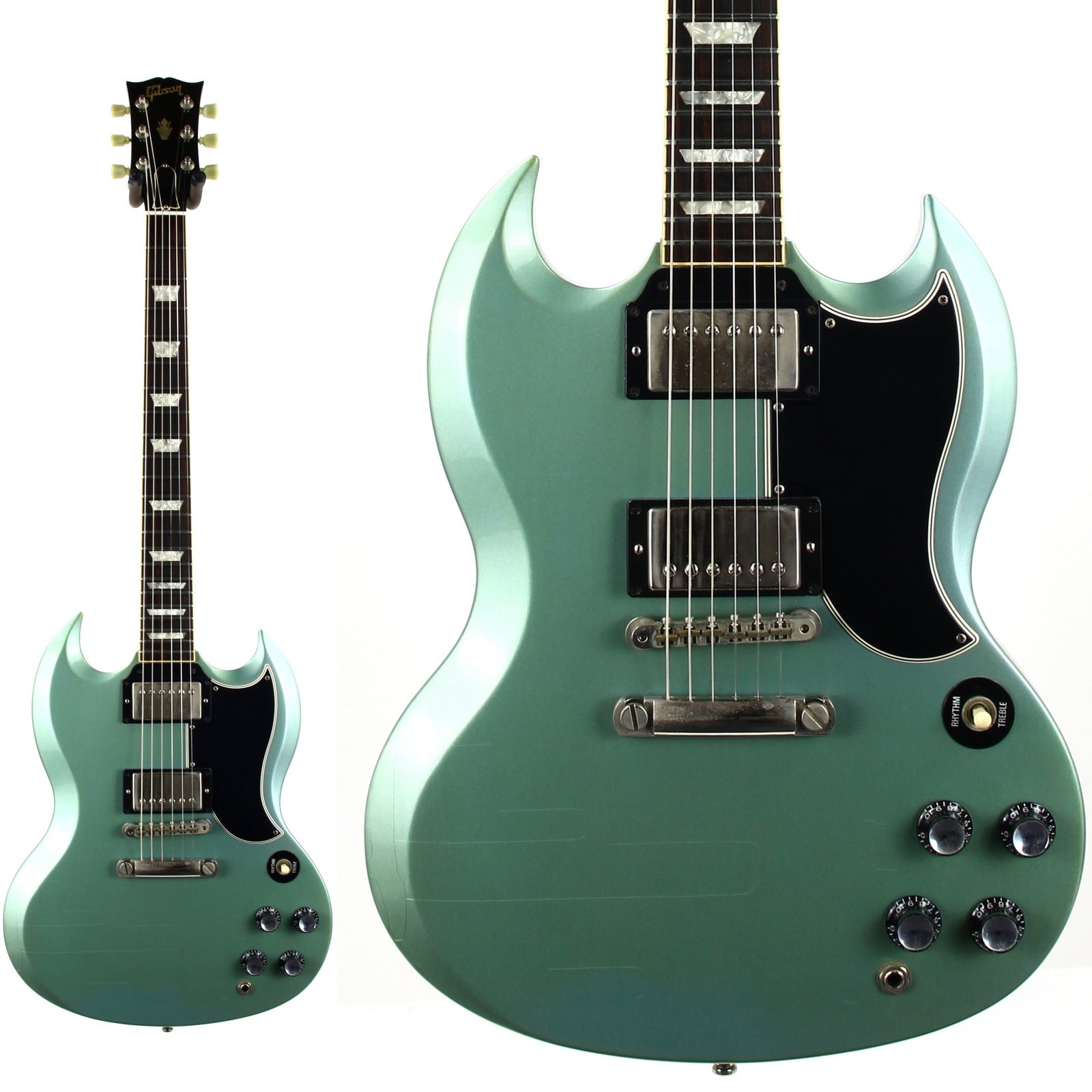 1997 Gibson Custom Shop '61 SG Standard Faded Pelham Blue Reissue 1961 |  Les Paul Historic, VERY RARE!