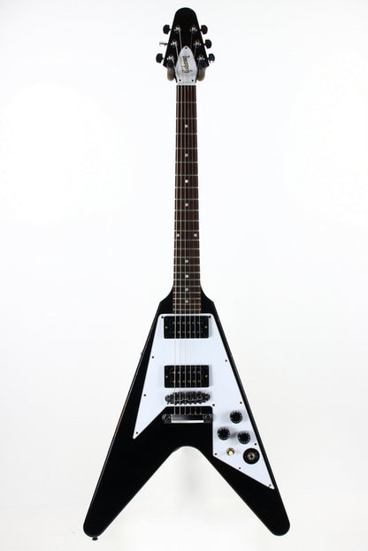 2022 Gibson Kirk Hammett 1979 Flying V Ebony Black Murphy Lab