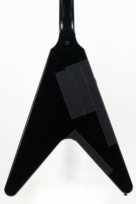 2022 Gibson Kirk Hammett 1979 Flying V Ebony Black Murphy Lab