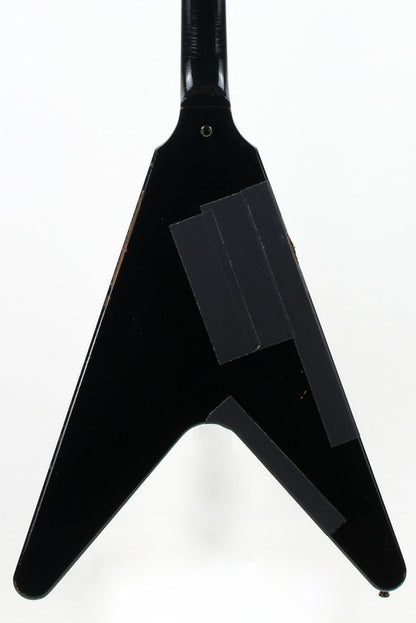 2022 Gibson Kirk Hammett 1979 Flying V Ebony Black Murphy Lab