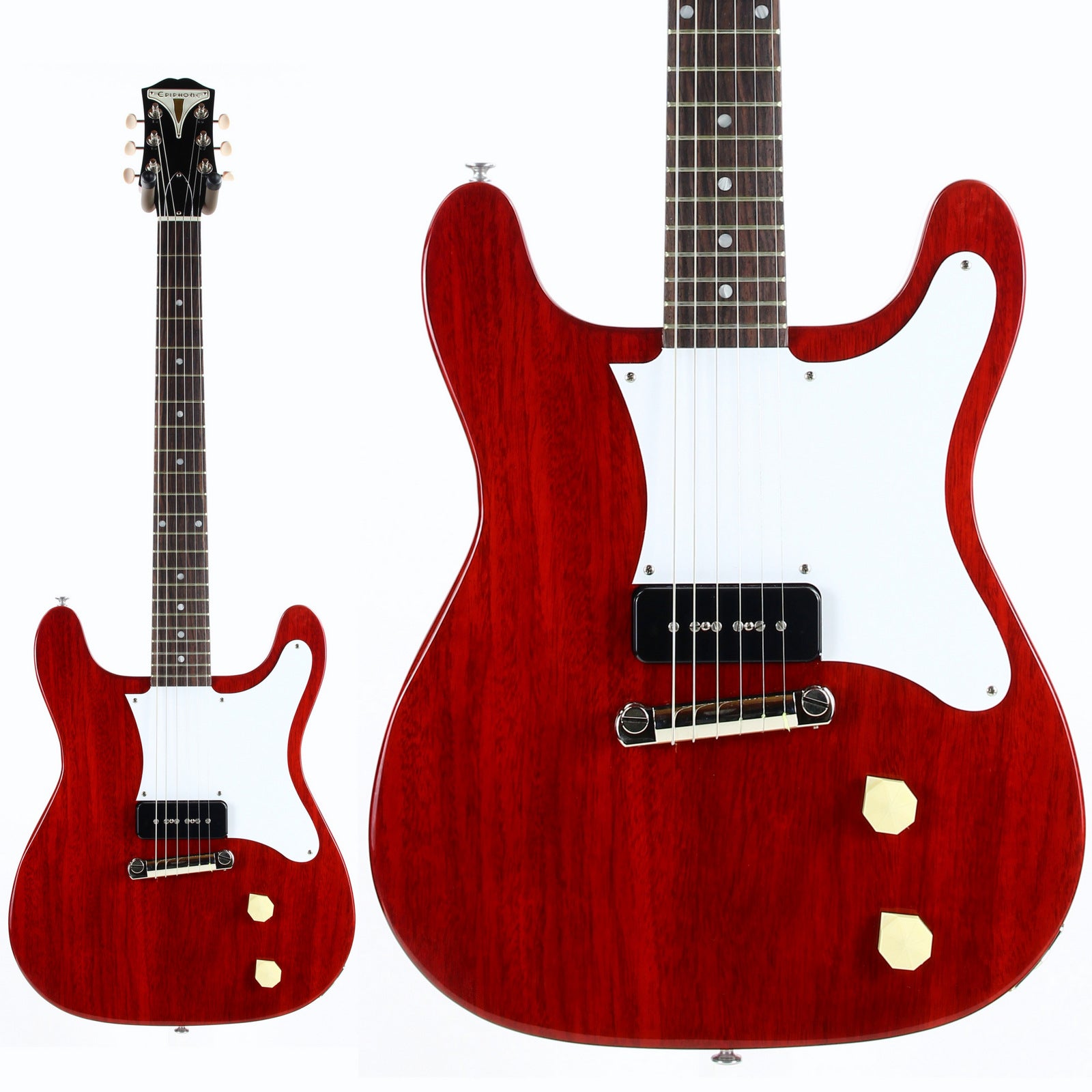 2024 Gibson USA Epiphone Coronet Vintage Cherry | P90, Slab SG jr ...