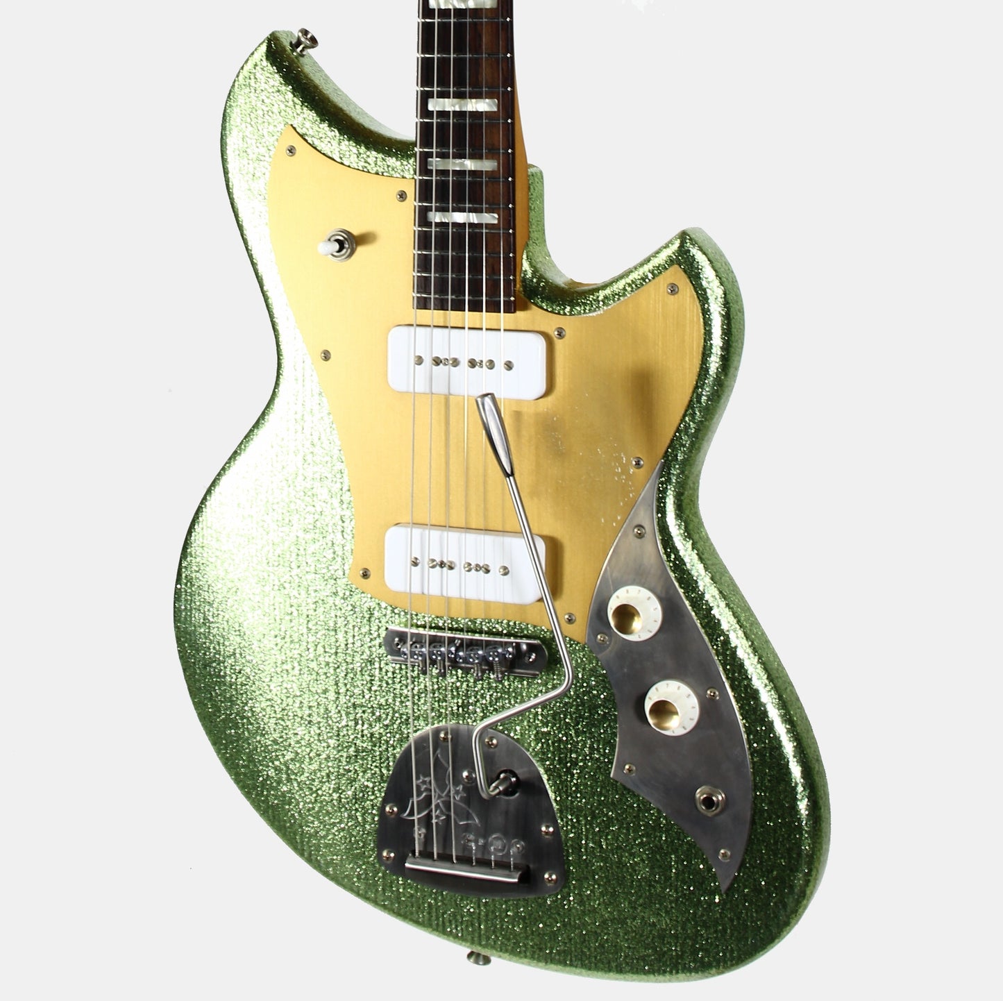 2026 NOVO Serus J Custom Coke Bottle Green Sparkle, Pine Body, Made in USA Relic