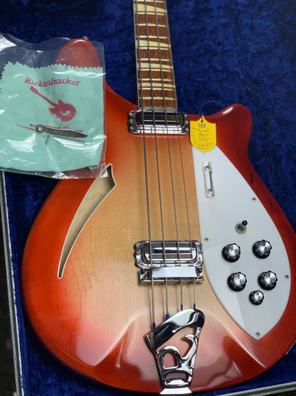 1967 Rickenbacker 4005 Fireglo Bass | MINTY Vintage 1960s