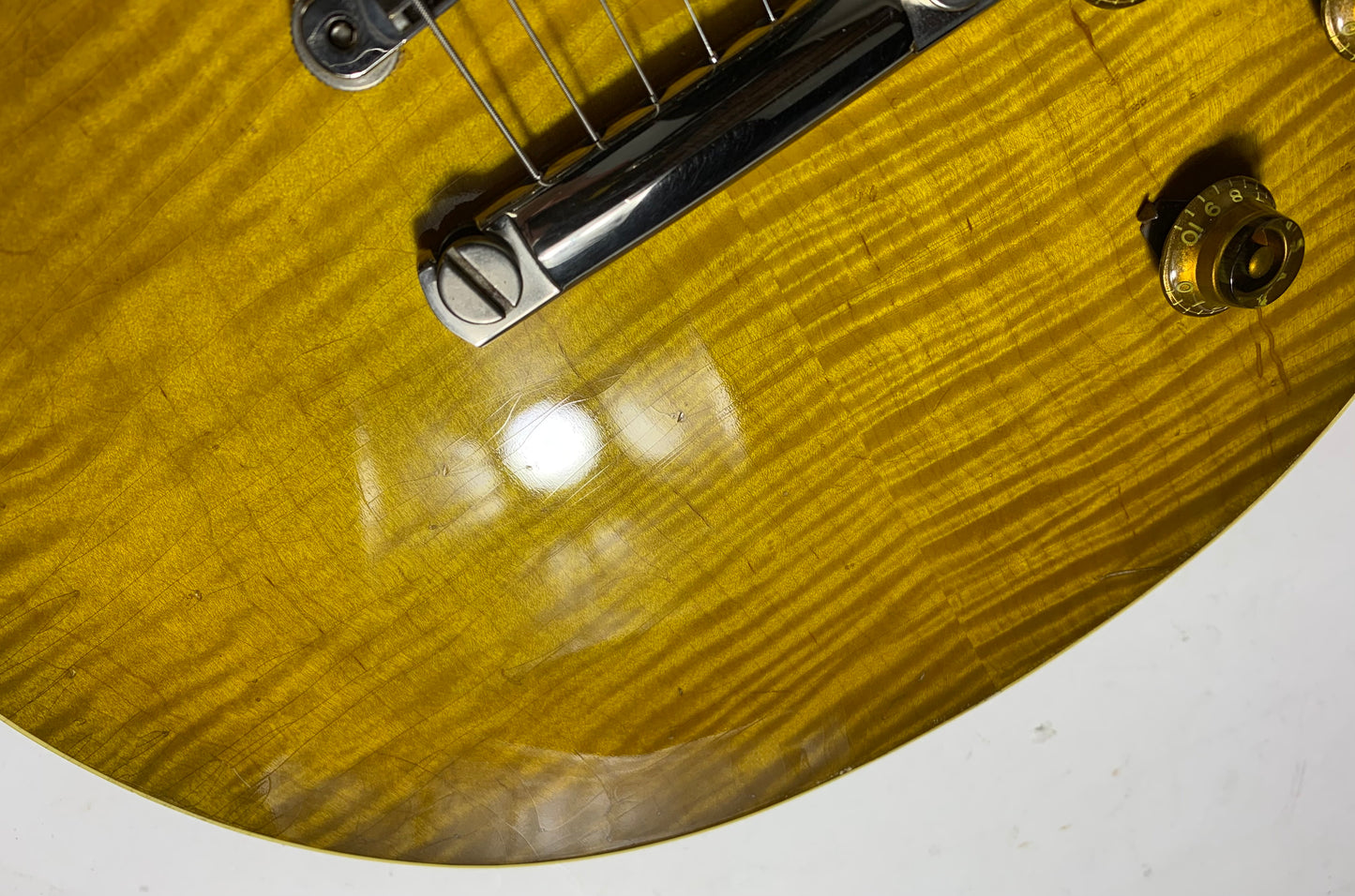 1959 Gibson Les Paul BRAZILIAN ROSEWOOD Reissue HISTORIC MAKEOVERS RDS Aged 1958 HM Green Lemon Deluxe