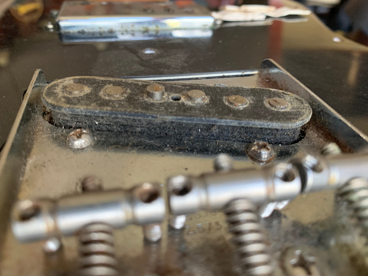 1973 Fender Telecaster Custom FACTORY BLACK | Keith Richards Spec!