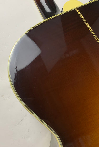 1991 Gibson Montana SJ-200 Jumbo Acoustic Electric Guitar J200 E Sunburst