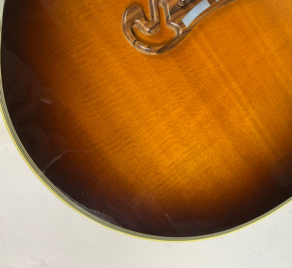 1991 Gibson Montana SJ-200 Jumbo Acoustic Electric Guitar J200 E Sunburst