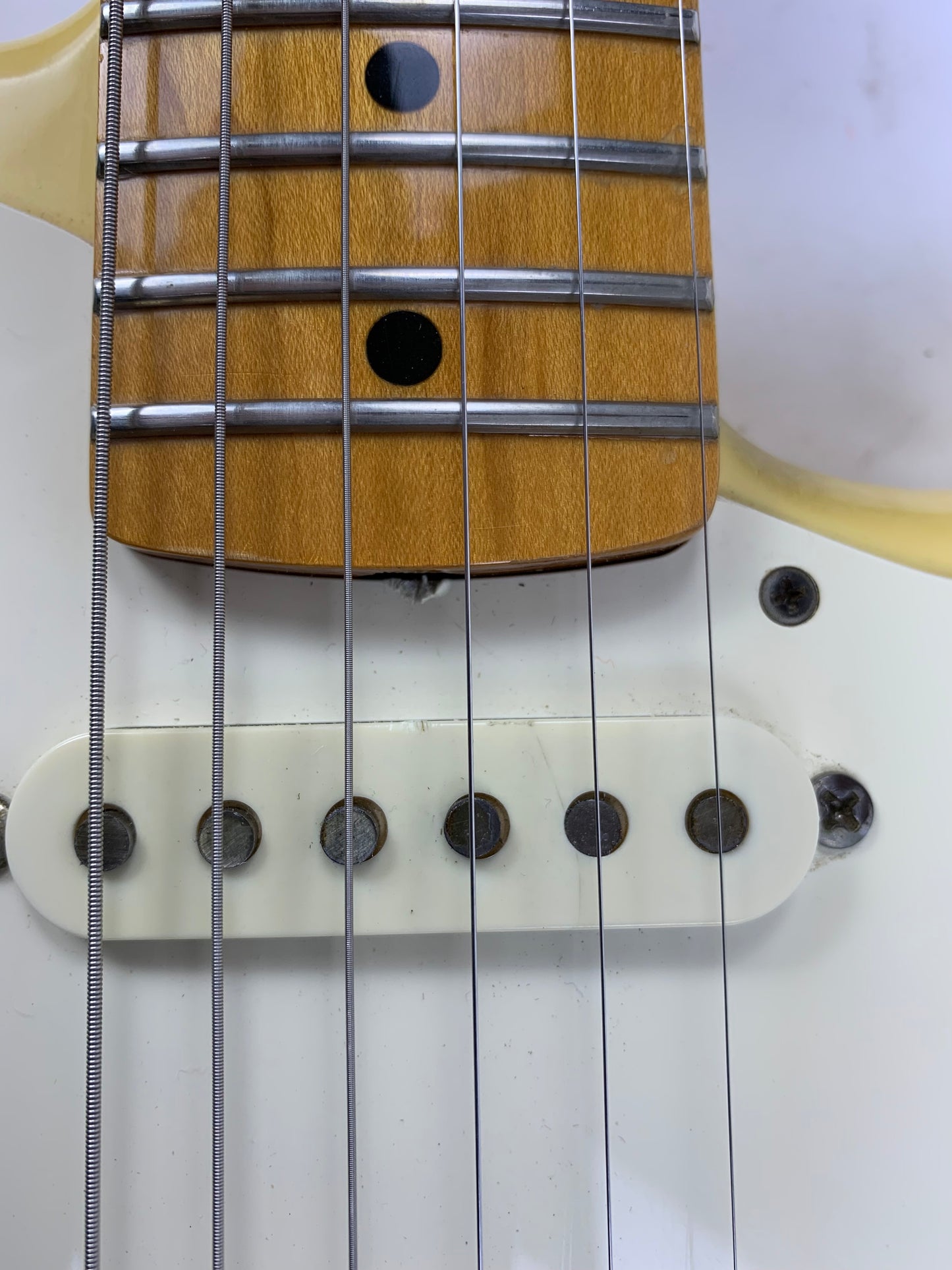 1982 Fender '57 American Vintage Reissue Fullerton Stratocaster 1957 Olympic White RED BOBBIN PICKUPS Very Early RI! AVRI