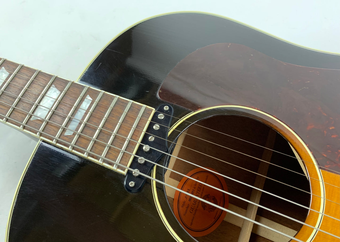 2004 Gibson Montana J-160E Acoustic Electric Guitar Beatles Type Sunburst