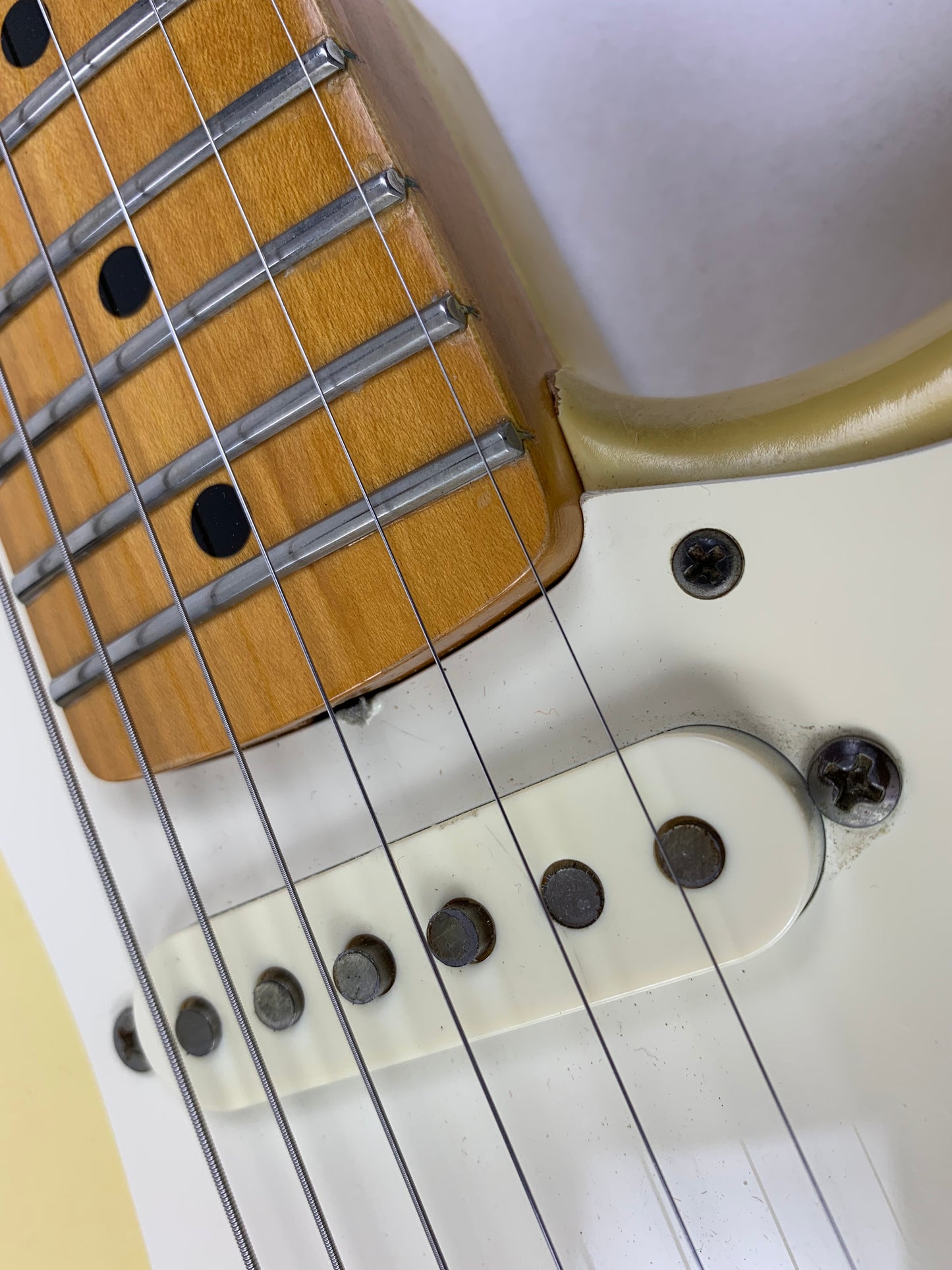 1982 Fender '57 American Vintage Reissue Fullerton Stratocaster 1957 Olympic White RED BOBBIN PICKUPS Very Early RI! AVRI