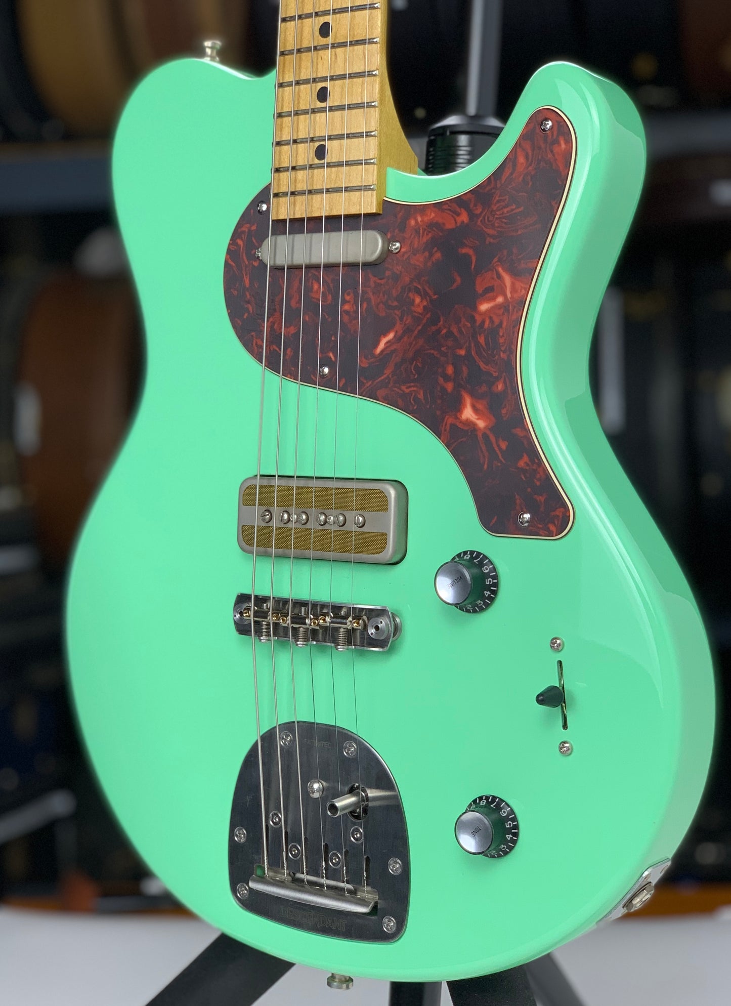 2023 Nik Huber Piet Surf Green | Descendant Tremolo, P90, Gold Foil Pickups!