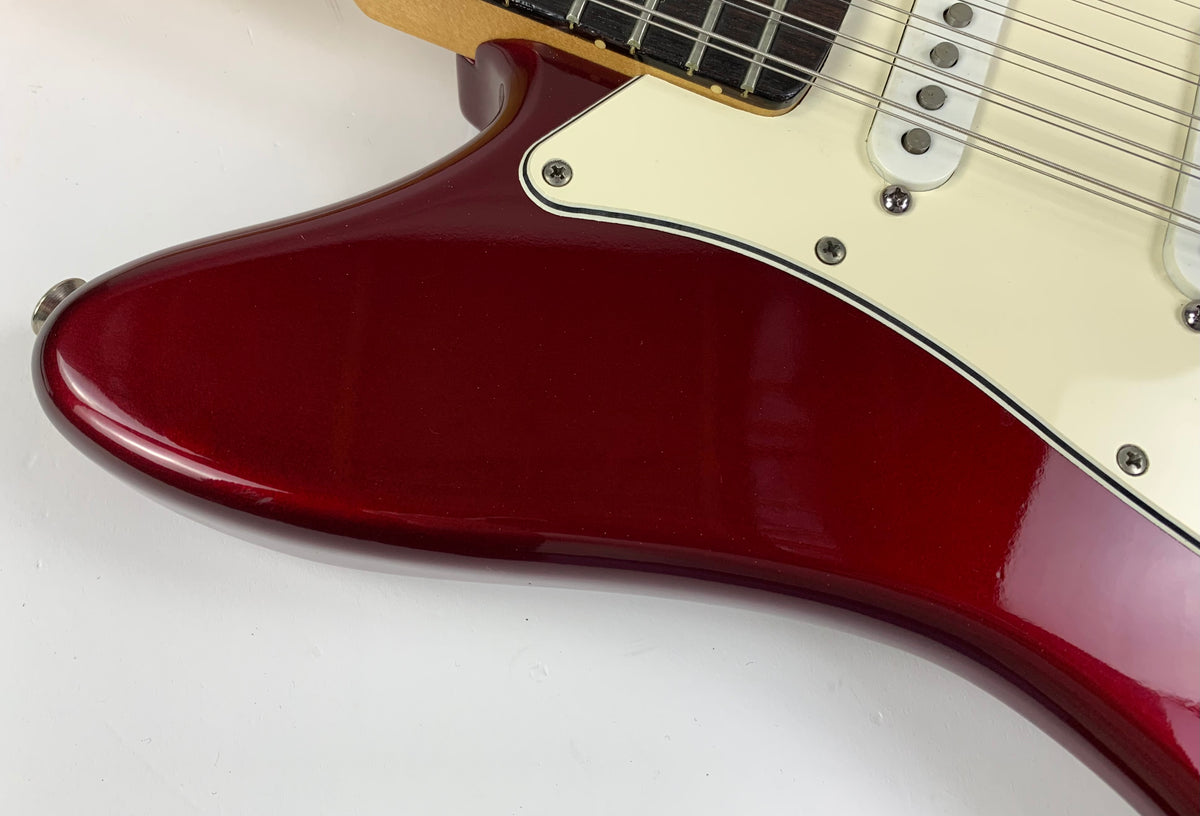 1993 Fender Custom Shop Masterbuilt Fred Stuart Electric XII Candy Apple Red Matching Headstock Early CS 12-String