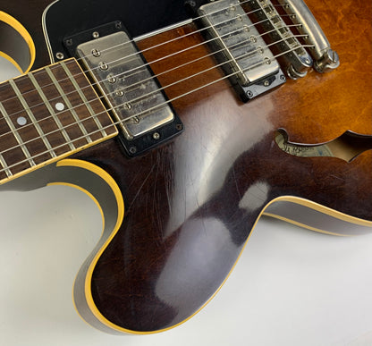 1983 Gibson ES-335 Dot Reissue Tobacco Sunburst | Tim Shaw Humbuckers, Plays And Sounds Great!