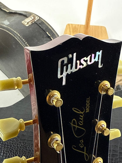 Gibson USA 50s Les Paul Standard Plus 2006 | Black Cherry Flametop Gold Hardware AA Top