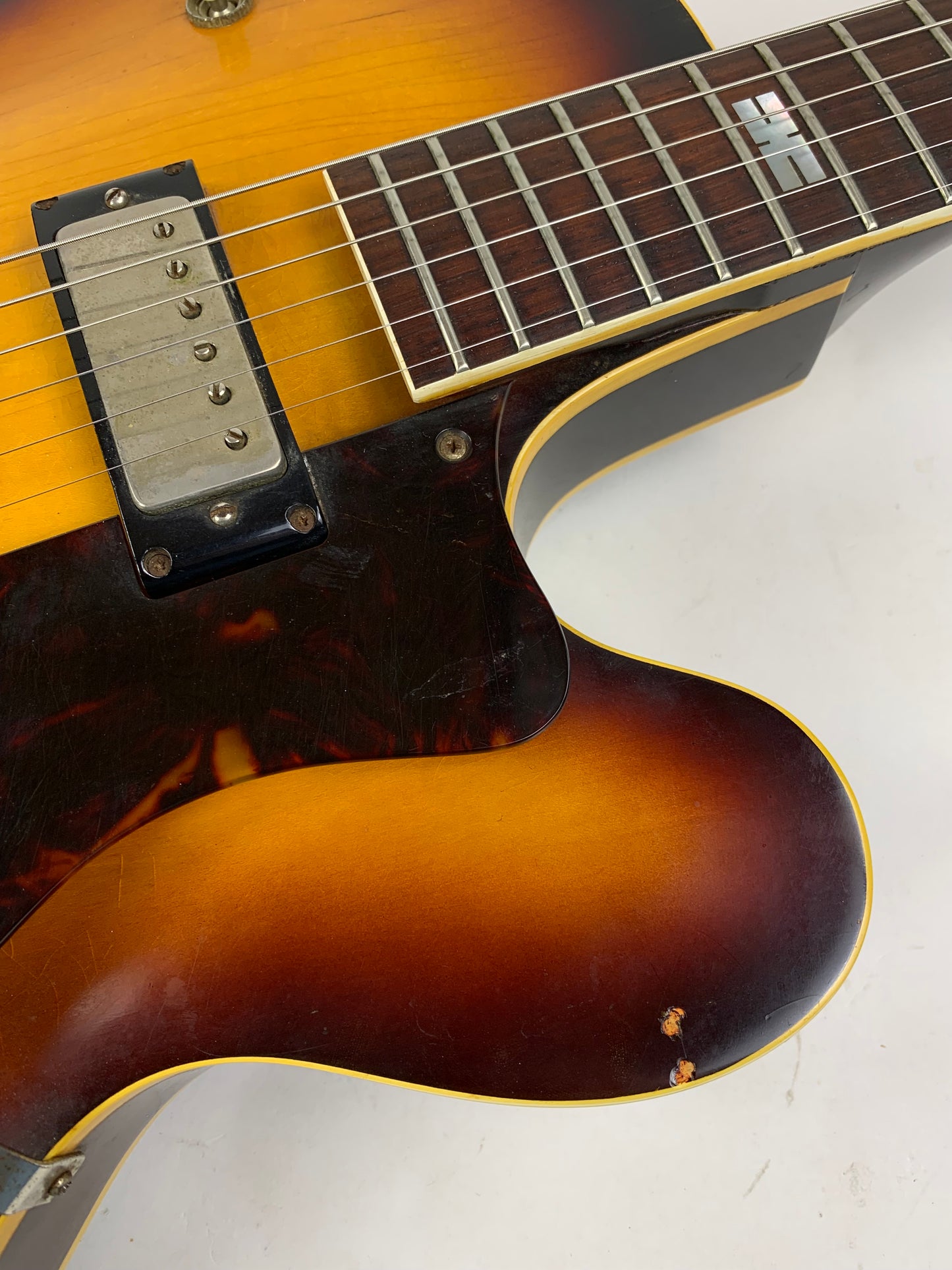 1961 Epiphone E312T Zephyr Regent w PAF Mini Humbuckers Vintage Gibson Case Thinline Hollowbody Guitar