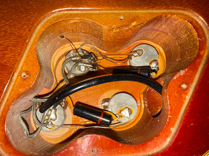 1973 Gibson Les Paul Custom Cherry Sunburst Vintage LP w Original Case Patent Sticker Humbuckers