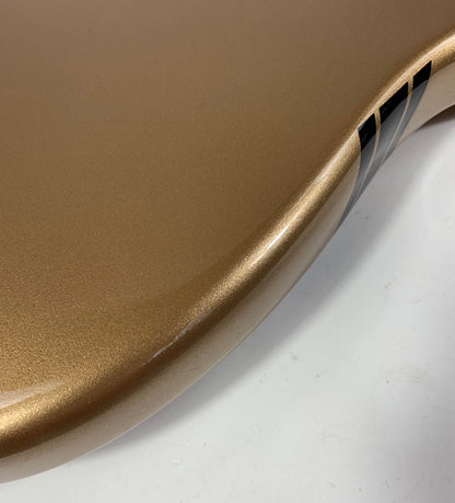 2021 Fender Custom Shop 1964 Mustang Competition Gold w Matching Headstock Anodized Guard FLAMED NECK!