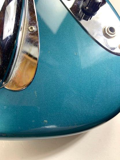 1965 Fender Jazz Bass Custom Color LAKE PLACID BLUE w Original Case L-Series, Padauk Board, BOOK PIECE!