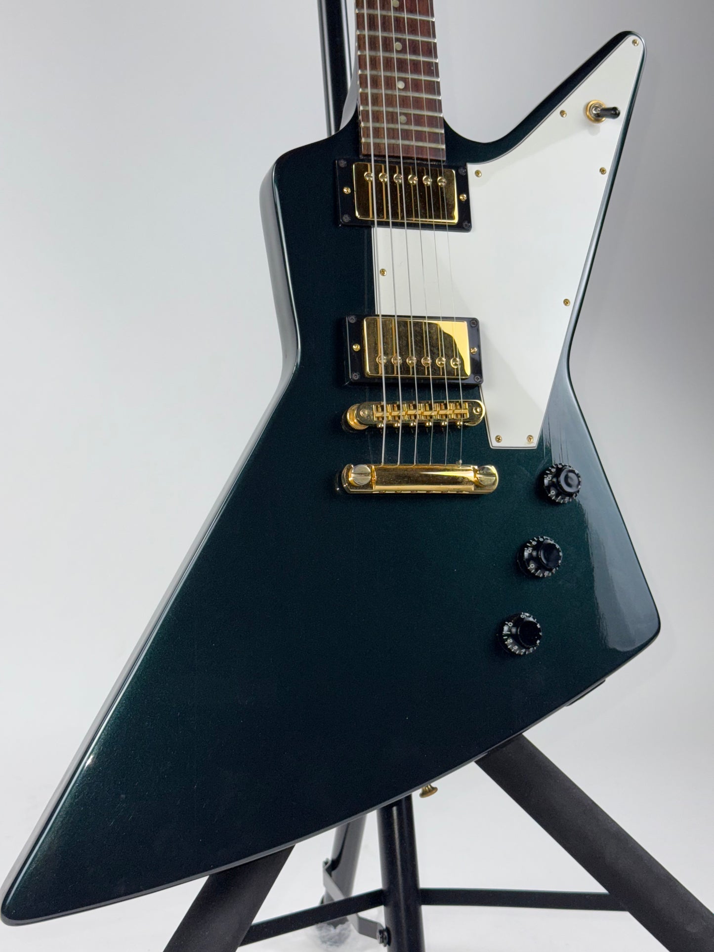 1994 Gibson Custom Shop Edition Explorer DARK METALLIC GREEN | Gold Hardware 57 Classics!