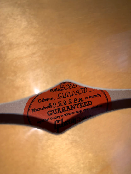 2025 Gibson Custom Shop 1959 Reissue ES-355 Vintage Natural VOS Blonde Stop Bar