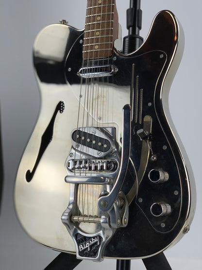 2003 James Trussart Bigsby Steelcaster Tele SHINY NICKEL Polished