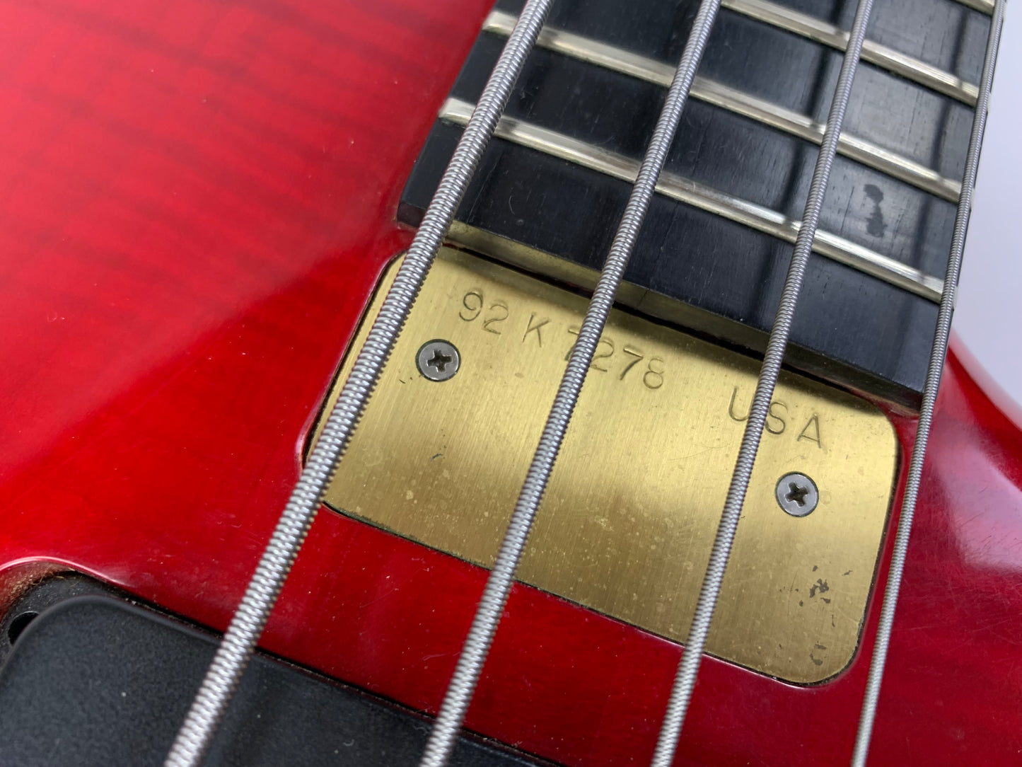 1992 Alembic Essence 4-string Bass Guitar in Transparent Red finish EXCELLENT QUALITY