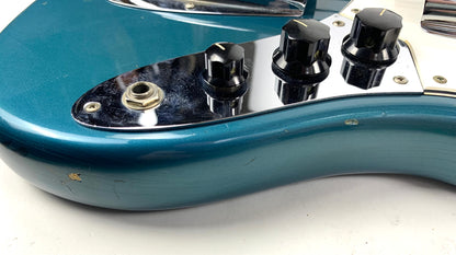 1965 Fender Jazz Bass Custom Color LAKE PLACID BLUE w Original Case L-Series, Padauk Board, BOOK PIECE!