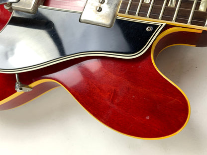 1963 Gibson ES-330TDC Cherry FACTORY BIGSBY w Original Hard Case Exceptionally Clean Vintage Guitar!
