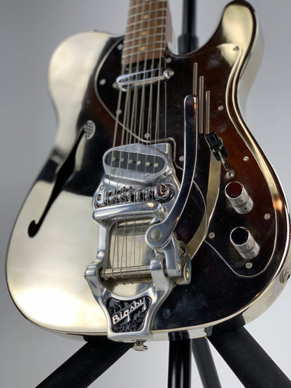 2003 James Trussart Bigsby Steelcaster Tele SHINY NICKEL Polished