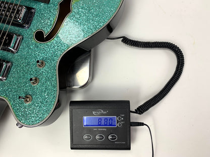 2015 Gretsch USA Custom Shop STEPHEN STERN G6136-CS DC Double Cut White Falcon Turquoise Sparkle 3-Pickup ONE-OFF!