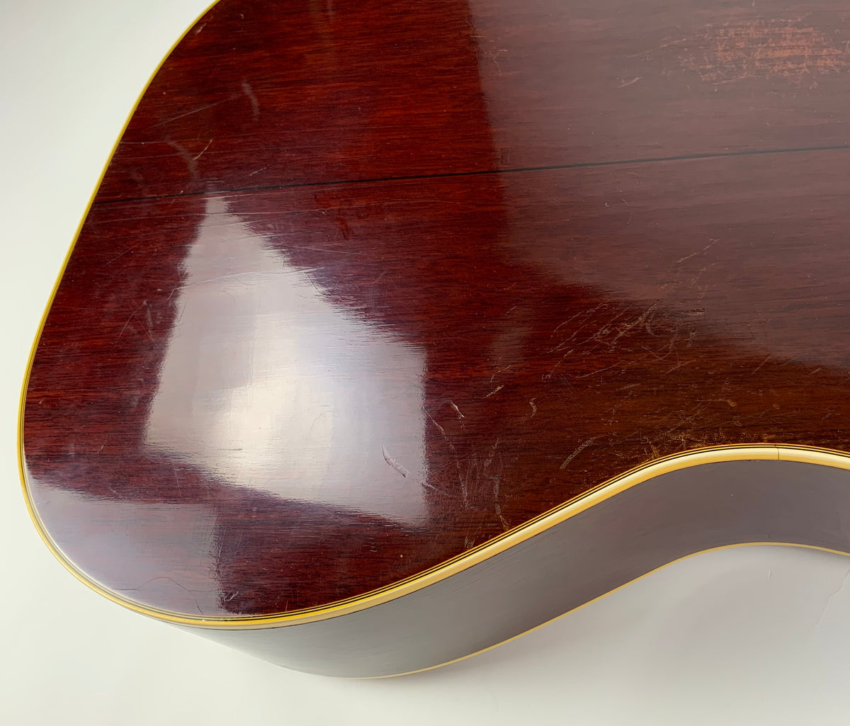 1959 Gibson Country & Western Vintage Acoustic Dreadnought Guitar SJN Southern Jumbo Natural Slope Shoulder