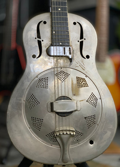 1930 National Style 0 Round Neck Resonator Electric Guitar | Vintage Electrified!