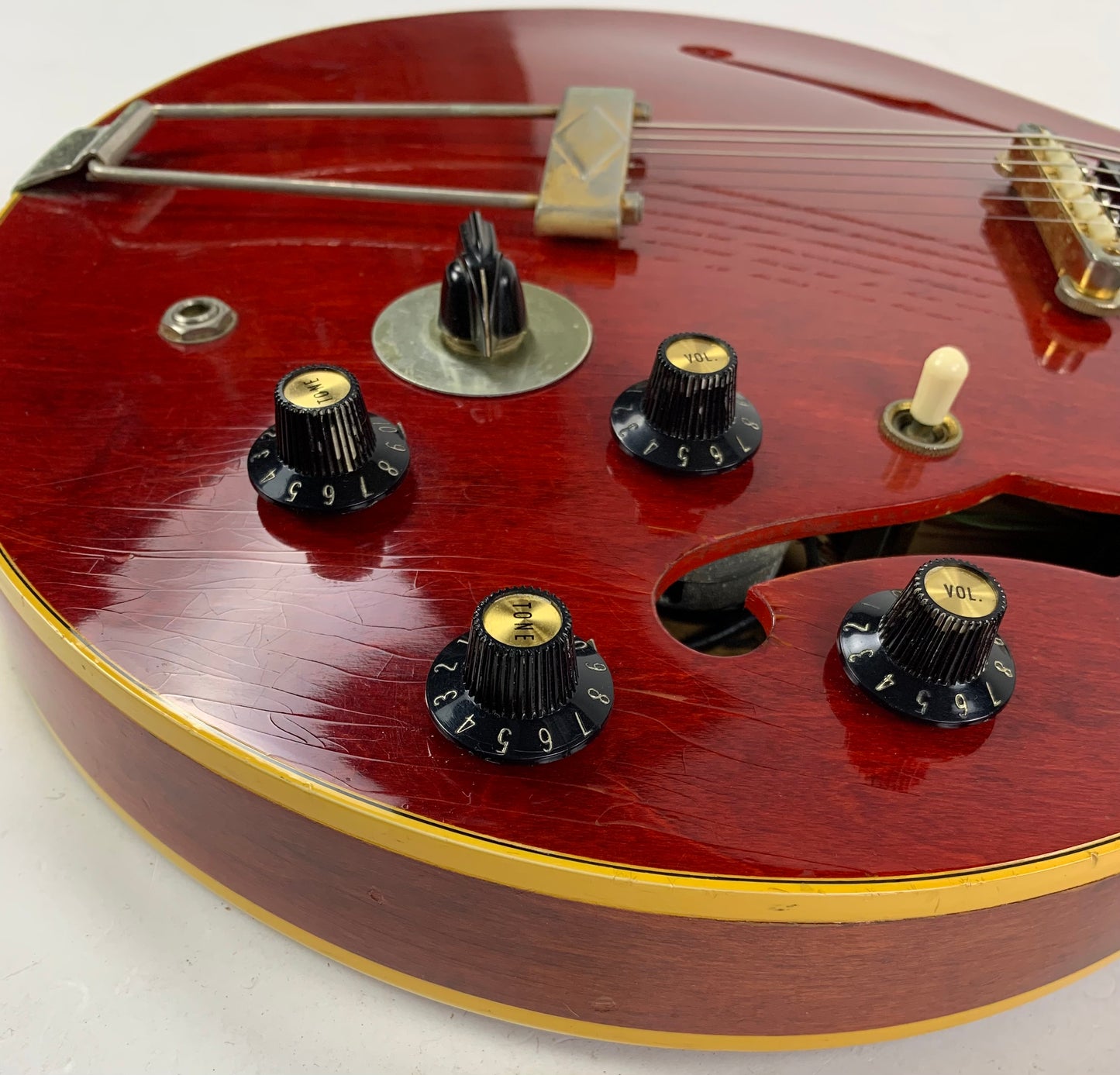 1968 Gibson ES-345 TDC Cherry Red Vintage Guitar w Original Hard Case PAT # Humbuckers 1960s
