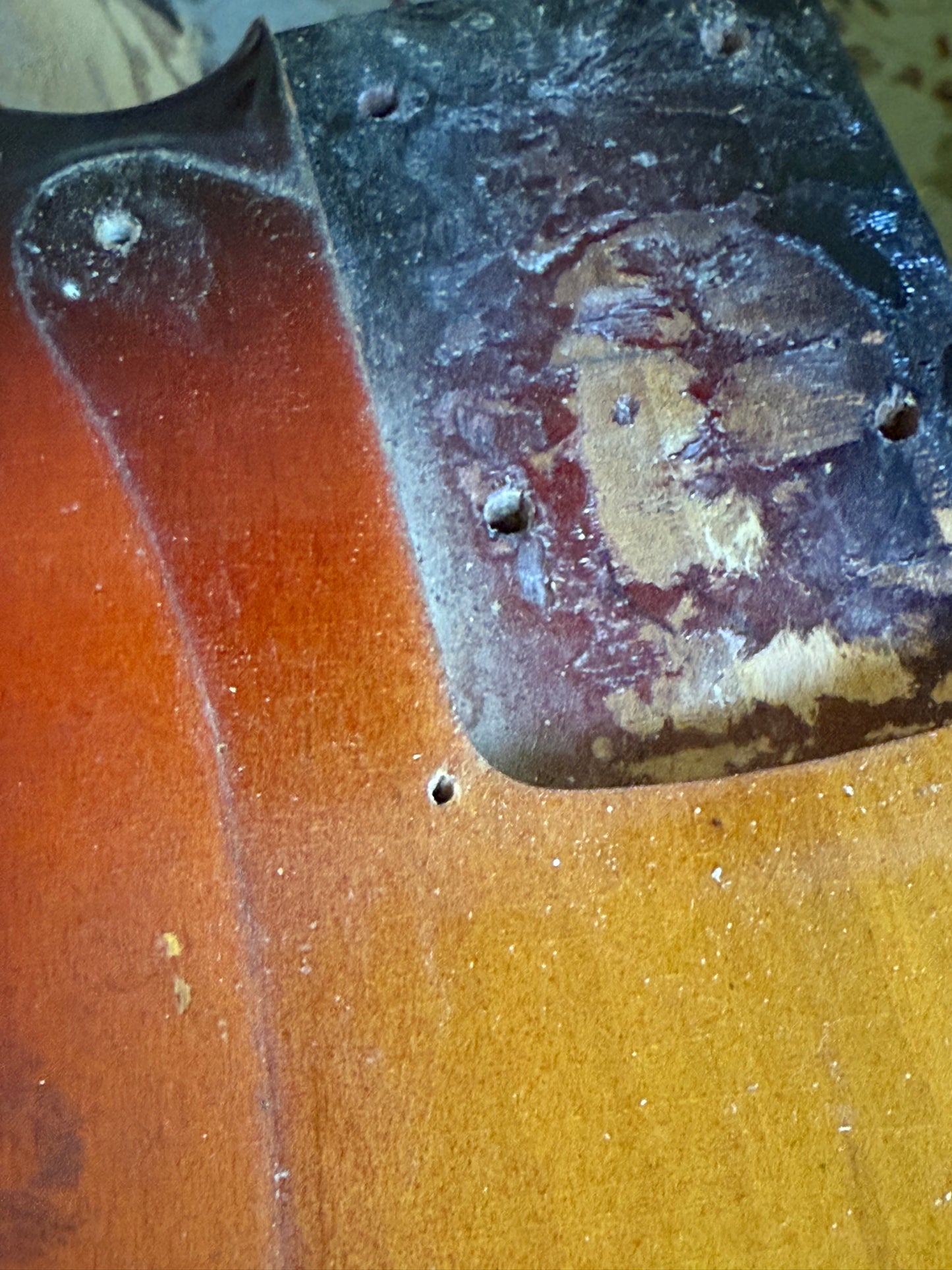 1959 Fender Precision Bass Anodized Gold Guard Sunburst 100% Original Vintage Maple Neck