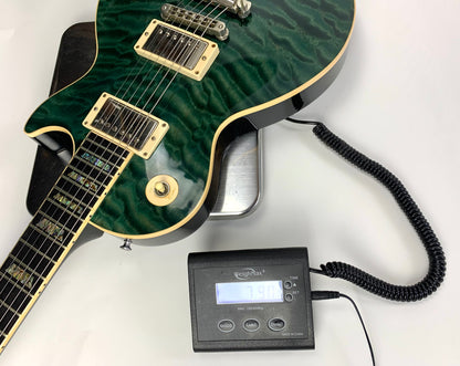 2004 Gibson Custom Shop Les Paul Elegant INSANE QUILT TOP! Peacock Green, Abalone Inlays, Ebony Board!