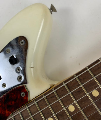 1962 Fender Jaguar Factory Custom Color OLYMPIC WHITE Pre-CBS w Original Brown Case & Strap
