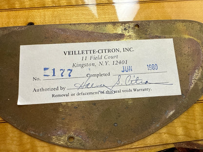 1980 Veillette-Citron VC-II Bass #177 Neck-Through Harvey Citron Signed Rare Original
