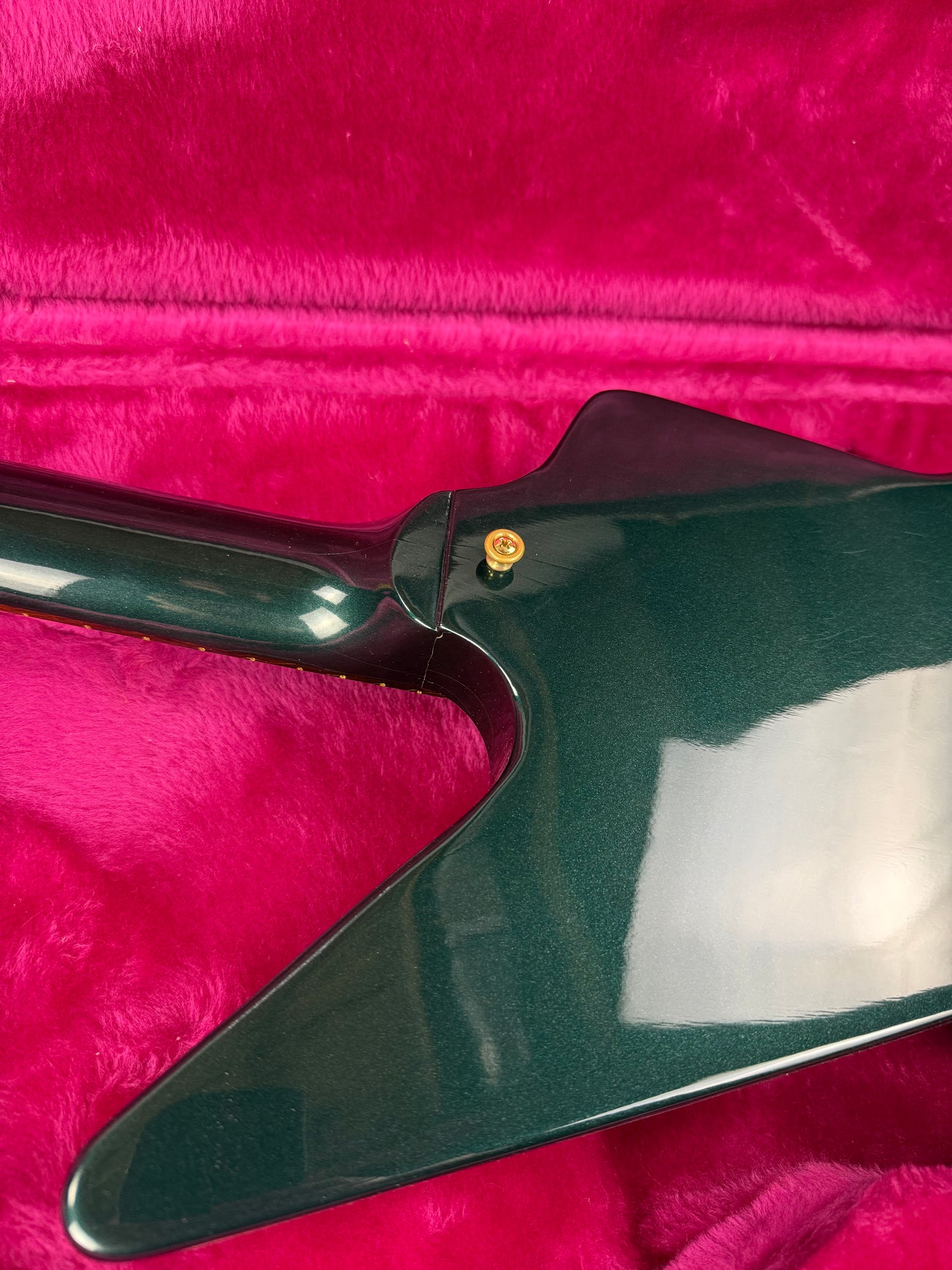 1994 Gibson Custom Shop Edition Explorer DARK METALLIC GREEN | Gold Hardware 57 Classics!