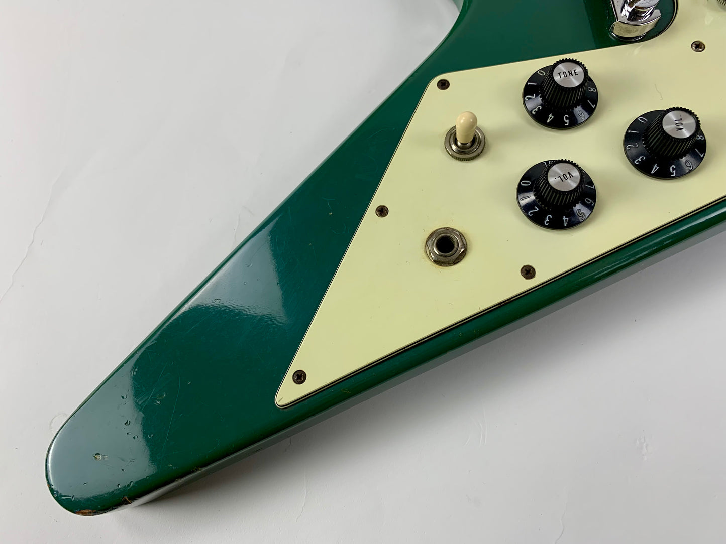 1981 Gibson Flying V BAHAMA BLUE w Original Case | Vintage Mahogany Vee! CUSTOM COLOR VERY RARE