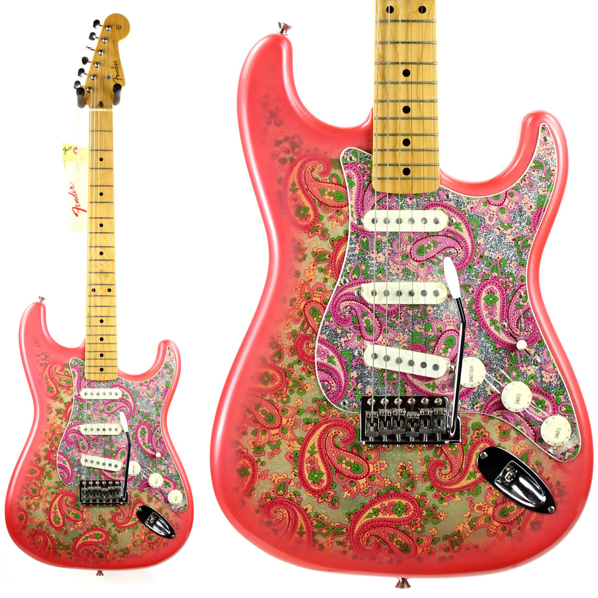 c. 2002 Fender Japan '57 Pink Paisley Stratocaster